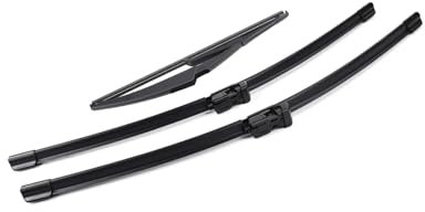 Escobilla limpiaparabrisas Para Peugeot Para 308 308SW T7 2007 2008 2009 2010 2011 2012 2013 3 Uds Limpiaparabrisas De Ventana Trasera Delantera Parabrisas