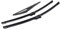 Escobilla limpiaparabrisas Para Peugeot Para 308 308SW T7 2007 2008 2009 2010 2011 2012 2013 3 Uds Limpiaparabrisas De Ventana Trasera Delantera Parabrisas