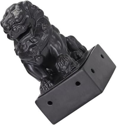 ULDIGI Spule Räuchergefäß Löwe Keramik Ornament Schwarz Home Decor Für Studie Yoga Studio