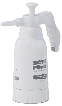 OctoSpray Food 1200 | Drucksprüher mit Zerstäuber | 1200 ml | Geeignet für Lebensmittel | Küche, Grill, Haushalt und Lebensmitteleinzelhandel | Made in Germany