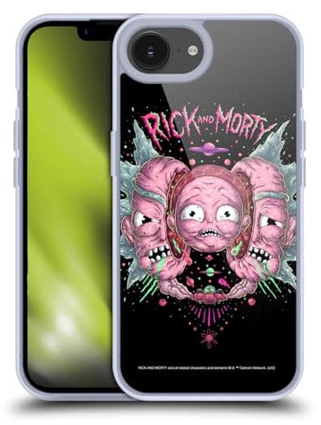 Head Case Designs Offizielle Rick and Morty Intergalaktische Eskapaden Grafiken Für Staffel 1 & 2 Gelhülle [Militärischer Schutzgrad] Kompatibel Mit Apple iPhone 16e Und Kompatibel Mit MagSafe