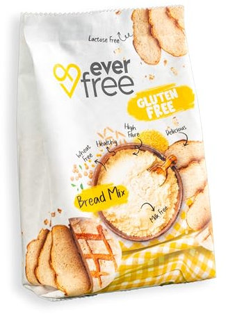 EverFree Gluten-Free Baking Mixes - Pack of 3 | Cookie, Cake, Bread & Pizza Mix | Vegan Friendly, Dairy Free | Premium Baking Essentials (Bread Mix)