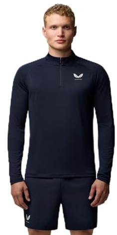 Quarter Zip Top with AerTek Sweat-Wicking by Castore