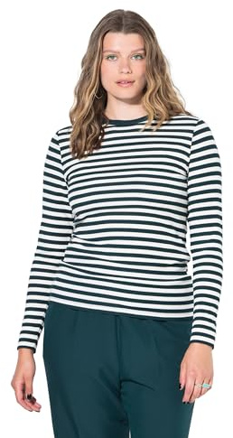 Studio Untold Damen Langarmshirt mitternachtsgrün 50+