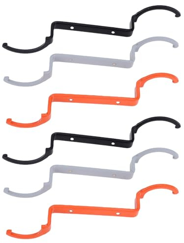 HELEVIA 6PCS Conduit Lockout Wrench Kit, Alloy Steel Locknut Wrench Set, for Tight Spaces Tightening Or Loosening Lock Nuts