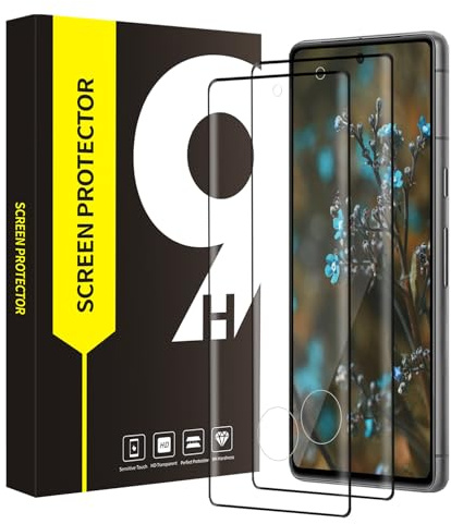 Cable Leader 2 Pack Verre Trempé pour Google Pixel 7 Pro 5G, Dureté 9H Protection Écran, Anti Rayures, Bubble Free, Bord noirs incurvés 3D, Tactile Sensible, HD Claire Pixel 7 Pro Vitre Protection