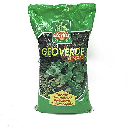 Terriccio Universale 'Geoverde' Torba (50%), Con Fertilizzanti Per Un Rapido E Vigoroso Sviluppo Floreale E Vegetale.