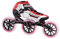 Tempish Erwachsene ATATU Größenverstellbare Kinder-inlineskates, Orange, 47