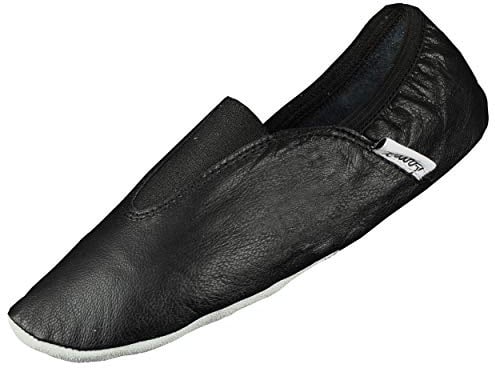 Lappade Gummipads schwarz Gymnastikschuhe, Ballettschuhe, Schläppchen, Turnschläppchen, Tanzschuhe (Art. 220GW Gr. 33 EU)