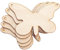 Creative Deco 10 x Schmetterling-Anhängers aus Sperr-Holz | 9,5 x 7,5 cm | Unlackierten Form-Scheiben | Perfekte Ausschnite für Bemalen, Dekorieren, Geschenk & Decoupage
