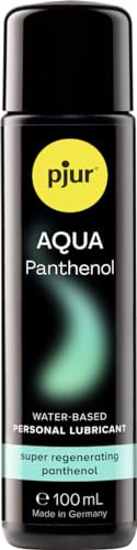 pjur AQUA Panthenol - Gleitgel auf Wasserbasis mit pflegendem Panthenol - Pflegt die Haut ohne zu kleben (100ml)