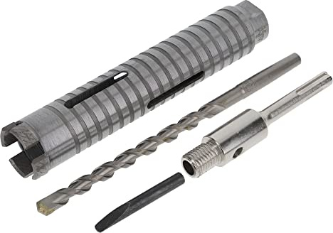 PRODIAMANT Diamant Bohrkrone ø 35mm Nutzlänge 150mm mit SDS Adapter lasergeschweißt für trocken Bohren in Beton