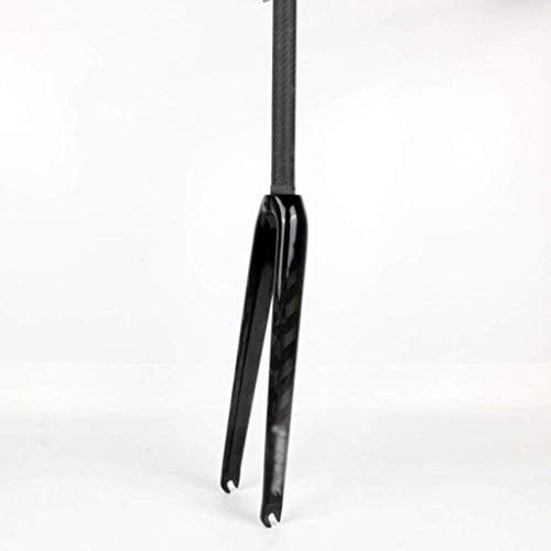 TYXTYX 700C Bike Suspension Fork Fixed Gear 3k Road Bicycle Full Carbon Fiber Forks 1-1/8 700c 425g