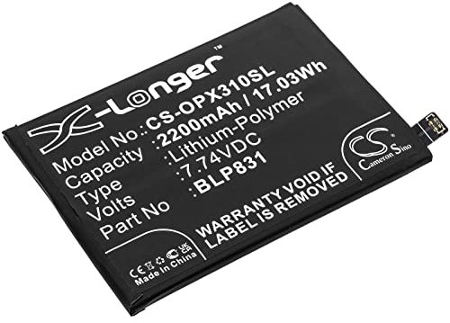 TCTK Akku 2200mAh Kompatibel mit [Oppo] CPH2173, Find X3 Pro, OPG03, PEEM00 Ersetzt BLP831