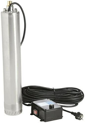 POMPE DE PUIT 1000W IMMERGEE DE FORAGE HAUTEUR REFOULEMENT 45M 5400L/H