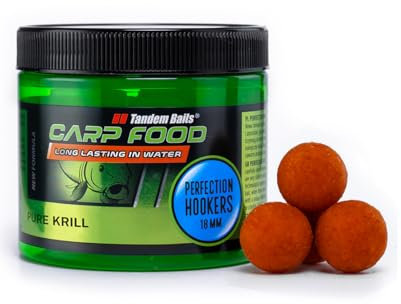 Tandem Baits Karpfen Futter Angelfutter Hakenköder Perfection Hookers 18 mm 120 g Reiner Krill