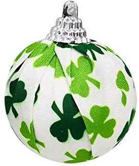 Wire Basket Black Round Irish Patrick's Fabric Decoration Party Festival Day St. Party Ball New Year Home Decor Hanging Basket Fruit Black (AS Shown, One Size)