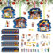 MONCAP 32SET Weihnachten Jesus Aufkleber Jesus Geburt DIY Kinder Jesus Weihnachtsszene DIY Weihnachten Jesus Anhänger mit Krippenaufkleber für Weihnachten Religiöses Geschenk Religionsunterricht