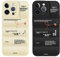 nurkorki 2 Stück Puffer Handyhülle für iPhone 11 Pro Hülle 5,8,Hot Off Sports Shoes White or Black Label Case Weiche Silikon Stoßfeste Stoßstange Handyhülle für Jungen Mädchen Frauen Cooles Design