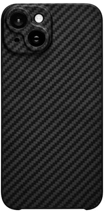Latercase Schutzhülle für iPhone 14, klassisch, langlebig, dünn, 0,6 mm Aramidfaser, präziser Laserschnitt, vollständiger Kameraschutz, rutschfeste, matte Oberfläche, kompatibel mit iPhone 14