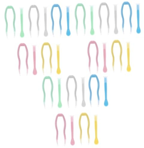 FRCOLOR 15sets Lens Inserter and Remover Tool Tweezers and Stick Multi Travel Accessory for Handling and Application