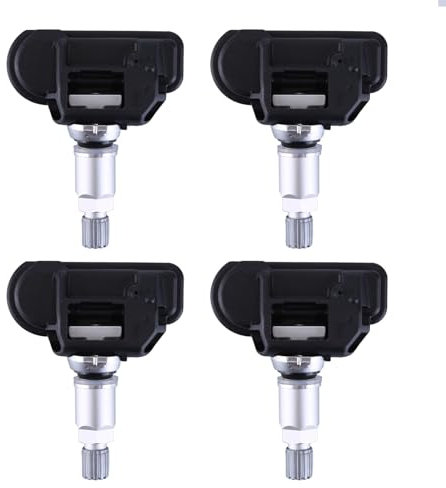 BYNYXI 4PCS TPMS Reifendrucksensor für 2007–2015 Mercedes-Benz Klasse A B C GL GLA GLK MR W176 W205 C207 W212 RDKS Sensoren A0009050030 Reifendruckkontrolle Reifendruckkontrollsystem