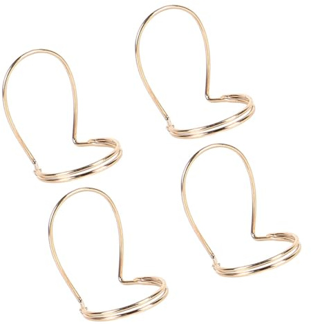 1 Satz Banjo Fingerplektren aus Metall in Gold, Flexibel | Verschiedene Spielstile Geeignet, Kreative Form mit Feiner Verarbeitung, 4 Stück