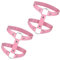 2 Stück Leder Bein Strumpfband Rosa Verstellbares Strumpfband Doppellagiges Gothic Oberschenkel Strumpfband Anti Rutsch Clip Damen Halloween Rave Karneval Cosplay Party Zubehör