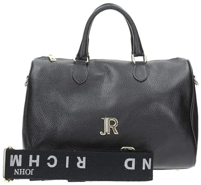 John Richmond bauletto in pelle martellata -
