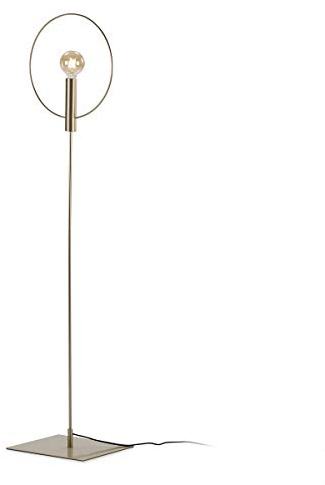 LAMPARA DE PIE 42X35X165 METAL DORADO