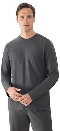 Mey Herren Langarmshirt 100% Baumwolle Serie Neo | Legere Passform, Rundhalsausschnitt, Hautfreundlich, Mix & Match, Gr. S-XXL