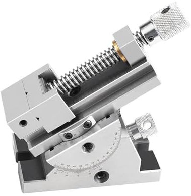 PMZZHUPVR 2 Inch Universal Grinder Vise Screw Sine Slope Adjustable Angle Screw Tool