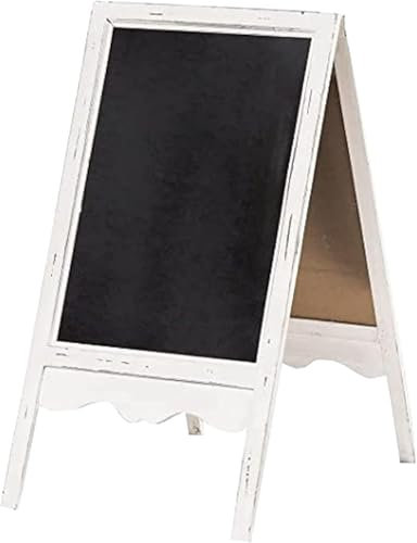 Biscottini ardoise restaurant 95x50x6 cm | Stop-trottoirs extérieur | chevalet ardoise en bois | Ardoise chevalet