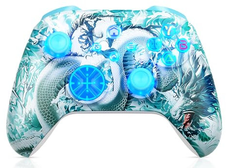 Wireless Gaming Controller Replacement for Xbox One, Xbox Series X|S, Xbox One S|X Controller with Hall Triggers, Hall Joysticks, Adjust RGB Light, Marco, Turbo, Audio Jack - - Need to upgrade