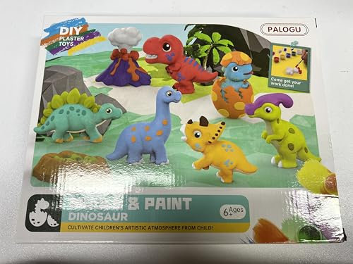 BelleStyle Dinosaurios para Niños Kit de Pintura de Yeso Arte y Manualidades Juguete, Figuras de Escayola Pintar Kit Juego Regalos Creativo Cumpleaños Navidad para Niños 5 6 7 8 9 10 11 12 Años