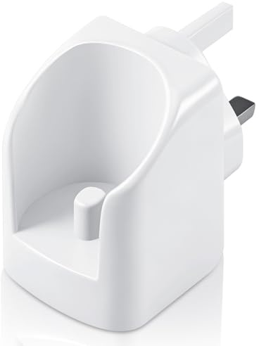 Electric Toothbrush Charger Fit for Oral B, Wall Mounted Charging Base UK | Charging Base UK Plug Compatible With Braun Oral-B Vitality Pro/Pro 3 3500 Pro 2 2500 Pro 1/ iO 2 3 5 4 6/ Smart 6 7