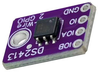 Tmboryuu Placa de expansión GPIO DS2413 confiable con Interfaz de un Cable y módulo GPIO programable con Capacidad de interrupciones