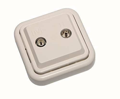 BF Kristal – Prise TV-FM série Ivoire/Ivoire Sac