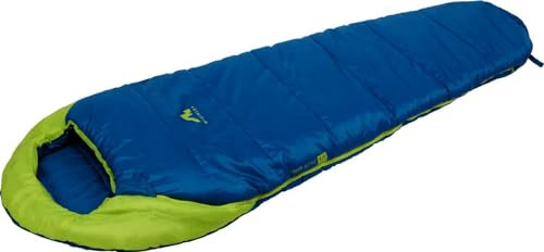 McKINLEY Unisex Jugend Active 5 IDE I Schlafsack, BLUEPETROL/GREENLIME, 145L