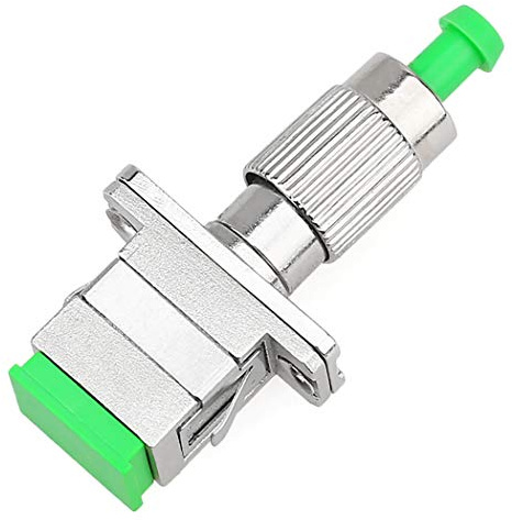 FC/APC (Stecker) auf SC/APC (Buchse) SM-9/125 Glasfaser-Hybrid-Adapter, FC-SC-Anschluss.