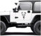 Hirsch Aufkleber Folie Dekor für Auto Kfz Zubehör Reh Kopf Motiv Rehwild Rotwild Jagen Jäger Förster Jagd Autoaufkleber (Schwarz Glanz, KX043 Groß)