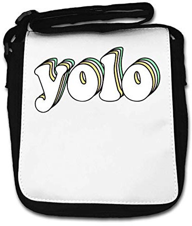 Yolo Rainbow Styled You Only Live Once Small Shoulder Bag