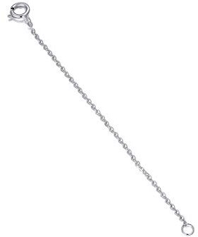 SISGEM Chain Extender for Necklace, 9ct Solid Gold Necklace Extendsion Bracelet Extender, for Anklet Choker (3inch)