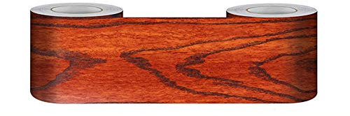 Guest Ruyunlai Tapetenbordüre selbstklebend PVC Sockelleiste Dekorative Bordüre Selbstklebende Home Bordüre Küche Badezimmer Wohnzimmer Orange Sandelholz 15cm X 500cm
