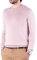 Cashmere Zone-Maglione Uomo Girocollo in Puro Cotone Egiziano Artigianalità Italiana e Confort a Manica Lunga (L, Rosa Cipria)