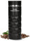 Edelstahl Thermobecher personalisiert – 100% auslaufsicherer & thermoisolierter Kaffeebecher – 450 ml Coffee to go Isolierbecher – individuelle Gravur (Onyx Schwarz)