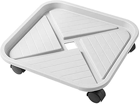 Sottovaso Con Ruote, Portavasi Su Ruote Portavasi Vassoio Da Giardino, Supporto Per Vaso Di Fiori Quadrato Su Rotelle, Carrello Per Fioriera Con Ruote