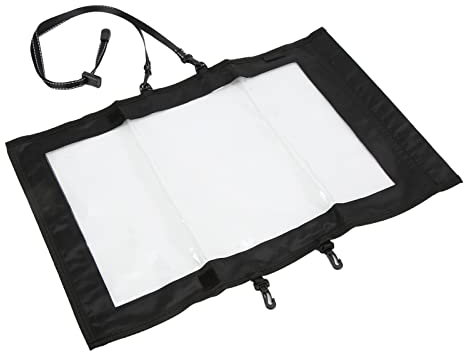 SOONHUA Étui étanche pour cartes, sac de carte transparent, pliable en TPU amovible, sac étanche pour randonnée, camping, accessoires