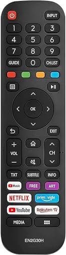 MYHGRC Ersatz Fernbedienung hisense EN2G30H für Hisense Fernbedienung TV - Keine Einrichtung erforderlich hisense Fernbedienung