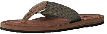 Barbour TOEMAN Beach Sandal Mens Flip Flops Olive UK 8